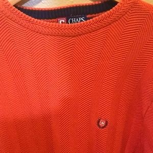 Men's Chaps Orange Sweater